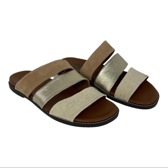 NEW Naturalizer Kellie Slide Sandals Leather Comfort Slip On‎ Slides Size 6 Boho - Picture 10 of 10